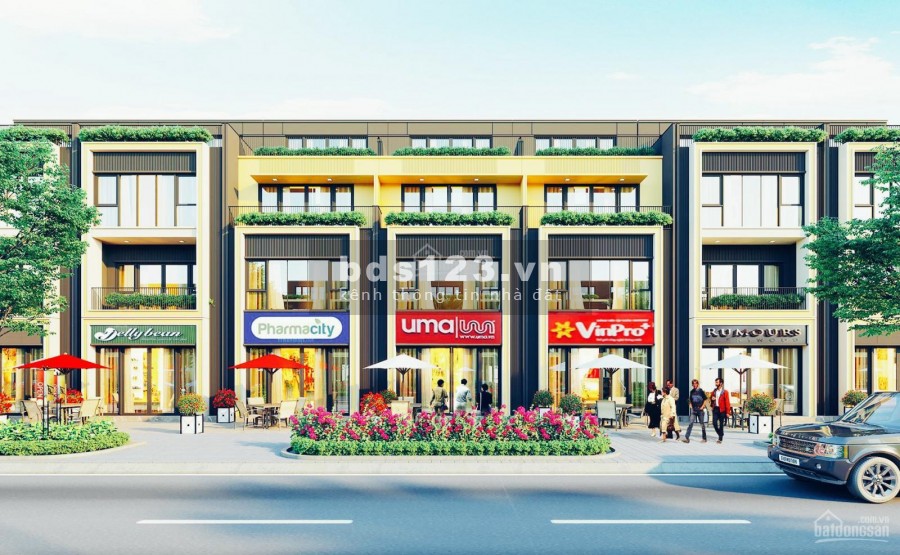 Shophouse giai đoạn 1 chỉ với 53 triệu/m2 thanh toán 1%/tháng tiện ích đẳng cấp, sổ sẵn