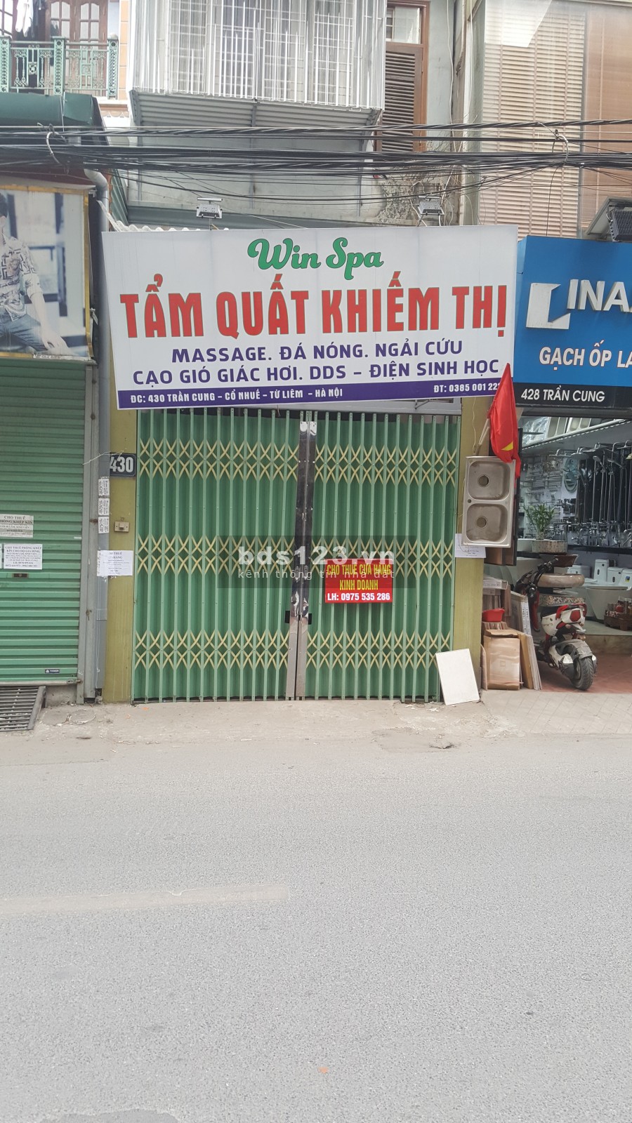 Cho thuê mặt bàng kinh doanh, mặt phố trần cung, cổ nhuế1