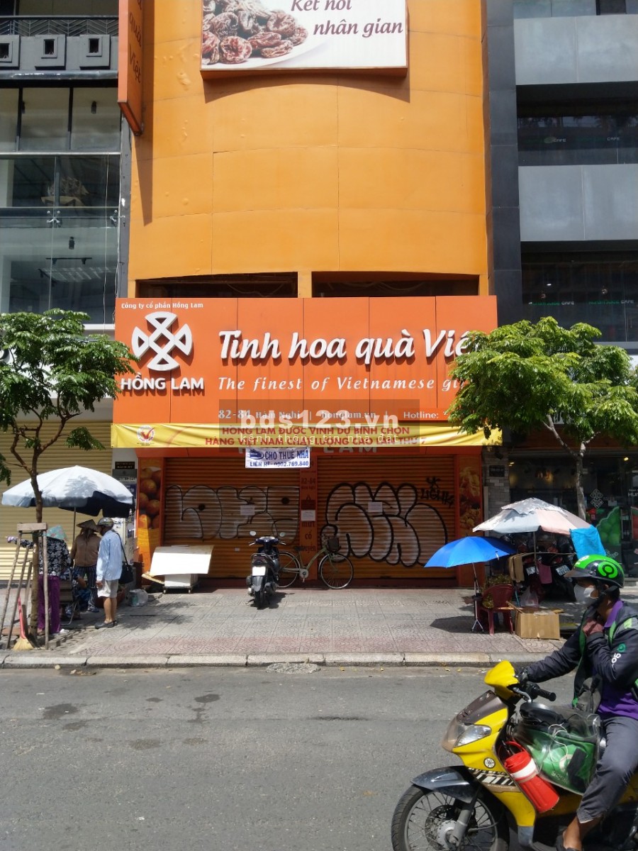 Cho thuê nhà MẶT TIỀN 7M đường Hàm Nghi, p.Bến Nghé, q1 Diện tích: 7 x 7 Kết cấu: 1 trệt, 3 lầu
