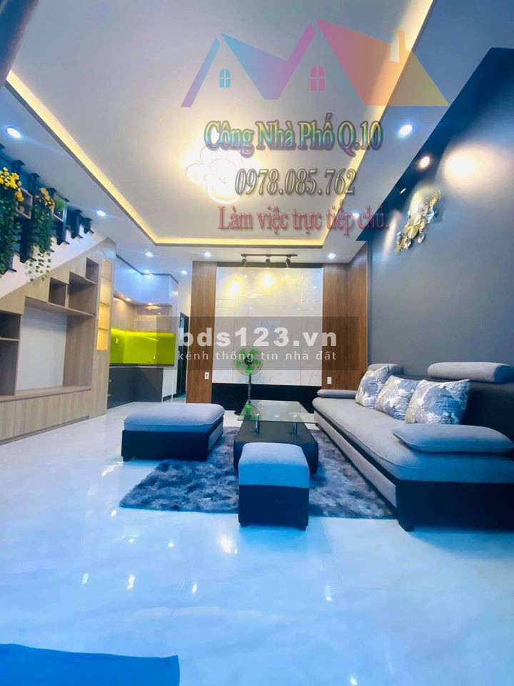 Bán nhà Quận 10, 3.6x10m mới ở ngay chỉ 4 tỷ 3/0978085762