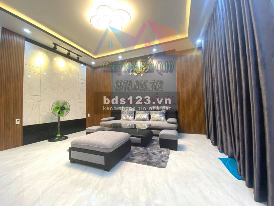 Bán nhà Quận 10, 3.6x10m mới ở ngay chỉ 4 tỷ 3/0978085762