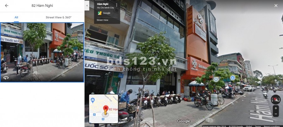 Cho thuê nhà MẶT TIỀN 7M đường Hàm Nghi, p.Bến Nghé, q1 Diện tích: 7 x 7 Kết cấu: 1 trệt, 3 lầu