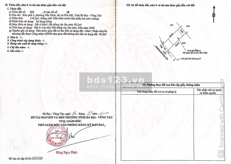 Đất Nền 2 Mặt Tiền Ngay Trung Tâm Hành Chính Hắc Dịch Gần…