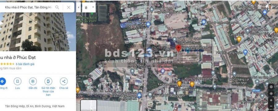 Dự án Phúc Đạt Garden, Đường D5, Phường Tân Đông Hiệp,…