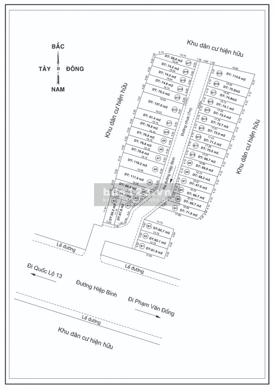 Cần bán đất HIỆP BÌNH, THỦ ĐỨC, 100% thổ cư, Thanh toán linh hoạt