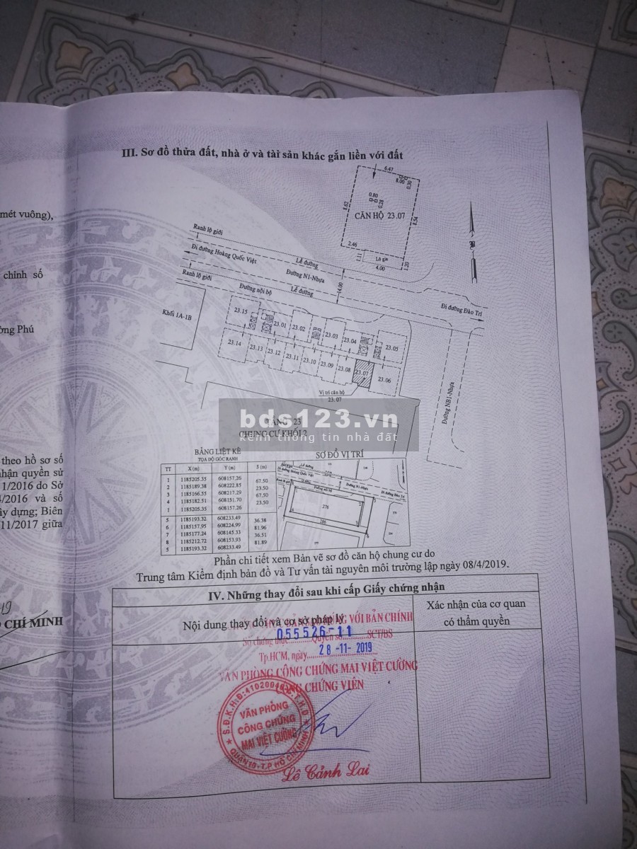Bán Căn Hộ Cao Cấp Quận 7 - 2PN - 2WC