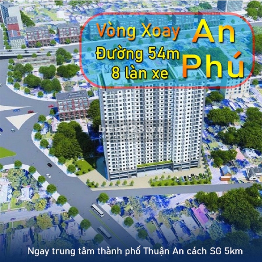 Căn hộ mặt tiền đường 54m2 8 làng xe nối dài Thủ Đức chỉ cần 300tr ký hộp đồng mua bán