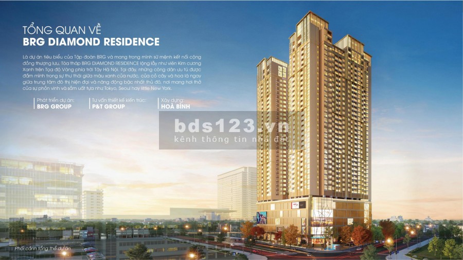 Siêu Hiếm và VIP căn hộ 4Pn diện tích 200m cho đại gia đình hiện đại. BRG Diamond residence 25 Lê Văn Lương