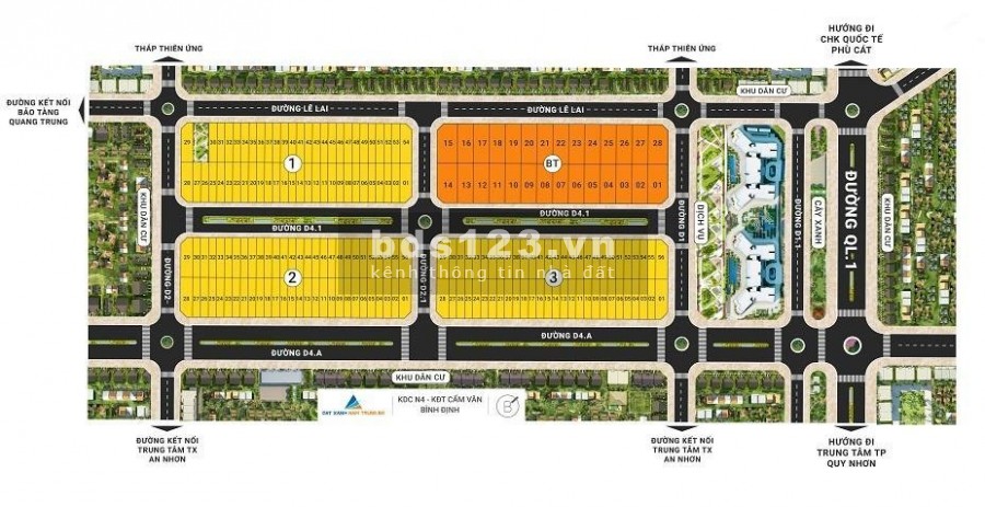 Bán đất nền kdt cẩm văn an nhơn. Dt 125m2 giá 11tr/m2, shr lh 0978 65 75 89