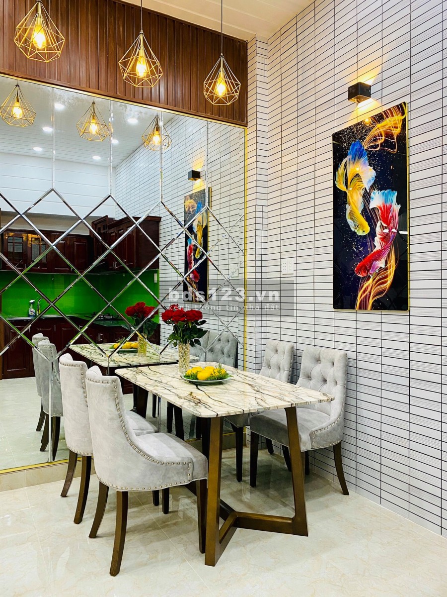 Bán nhà 4 Lầu cực đẹp Lê Văn Thọ, Gò Vấp, 56m2, Giá 5.86 TỶ
