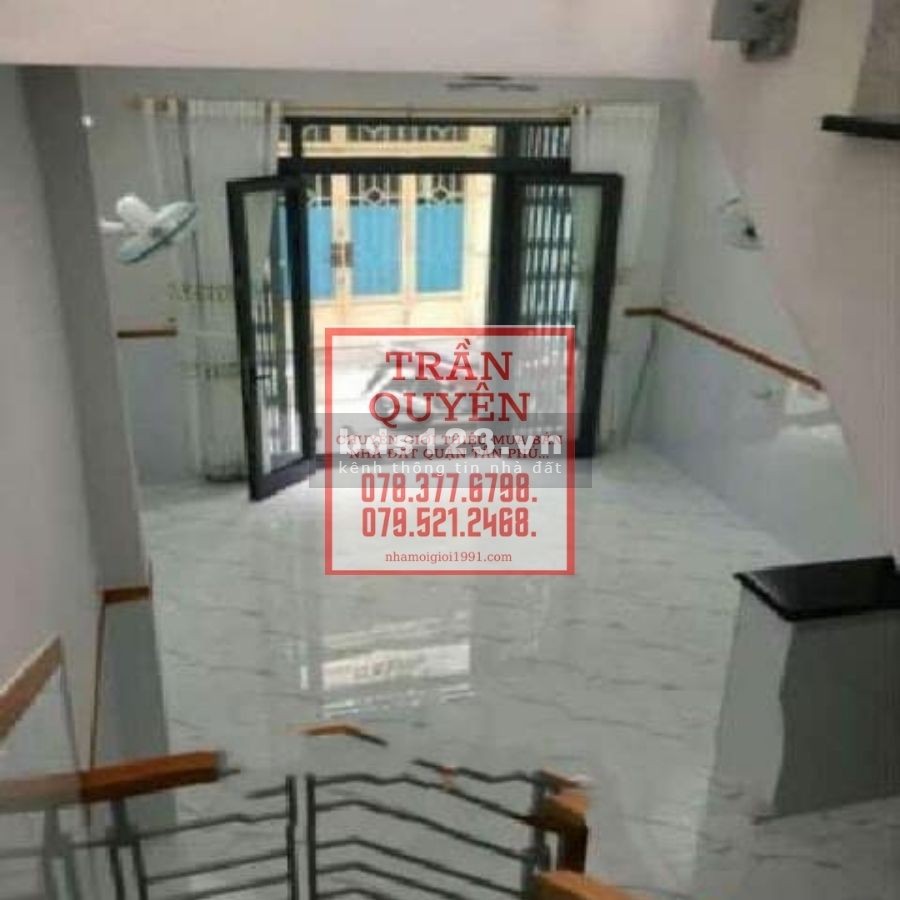 NHÀ ĐẸP-GIÁ RẺ, 3tỷ550, 4m x 8m, 3 PN, Phú Thọ Hòa-Tân Phú (Thông tin thật), 078.377.6798.