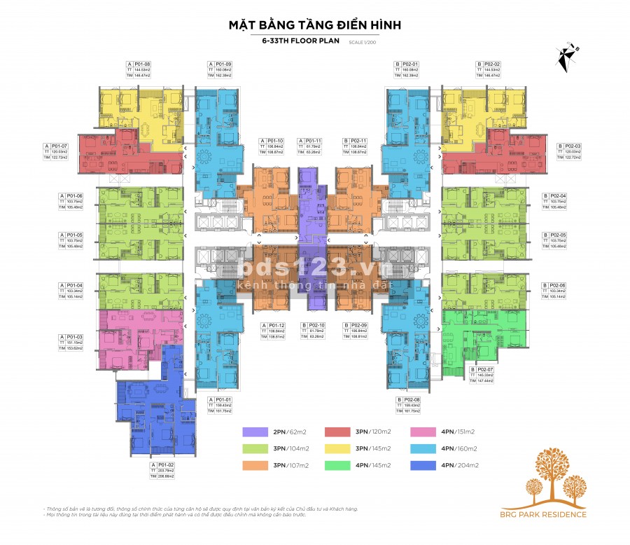 Siêu Hiếm và VIP căn hộ 4Pn diện tích 200m cho đại gia đình hiện đại. BRG Diamond residence 25 Lê Văn Lương