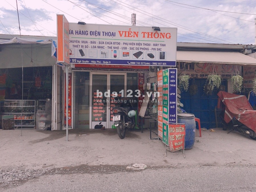 Sang lại mặt bằng bưng ông thoon q9