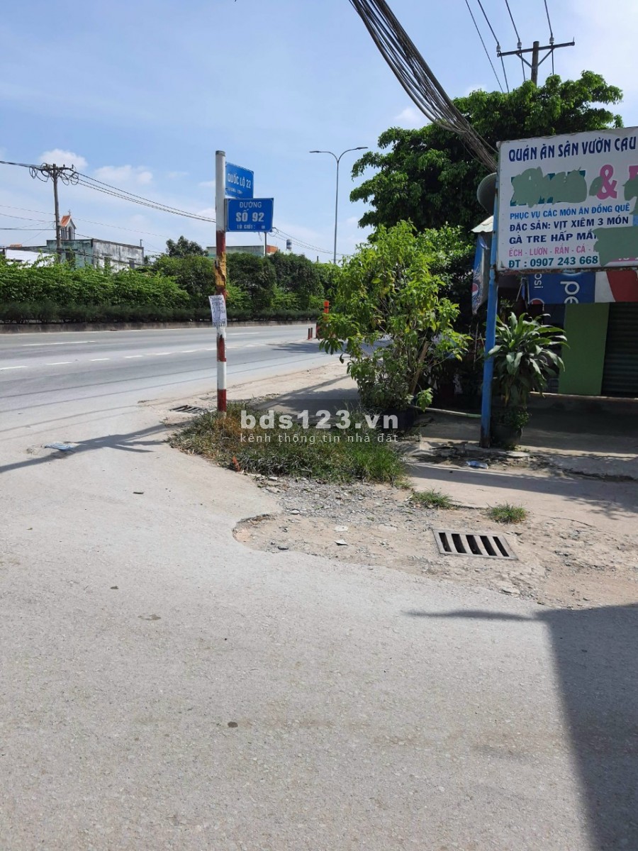 Đât củ chi dt 114.8m2 giá 2ti 6