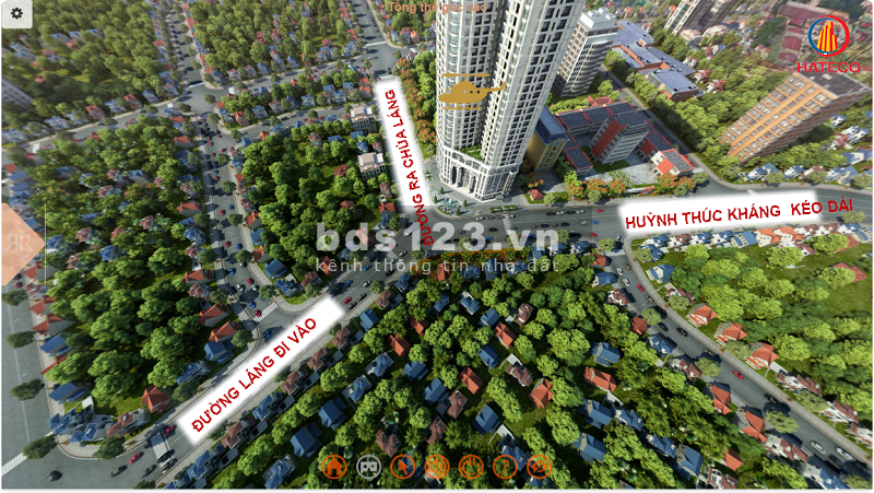 Bán căn hộ cao cấp tại Hateco Laroma, Đống Đa, Hà Nội diện tích 112m2 giá 59 Triệu/m, chiết khấu 7%