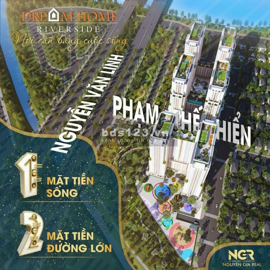 CĂN HỘ MẶT TIỀN NGUYỄN VĂN LINH, CHỈ TỪ 1,8 TỶ/CĂN 2PN 2WC, THANH TOÁN 28 THÁNG