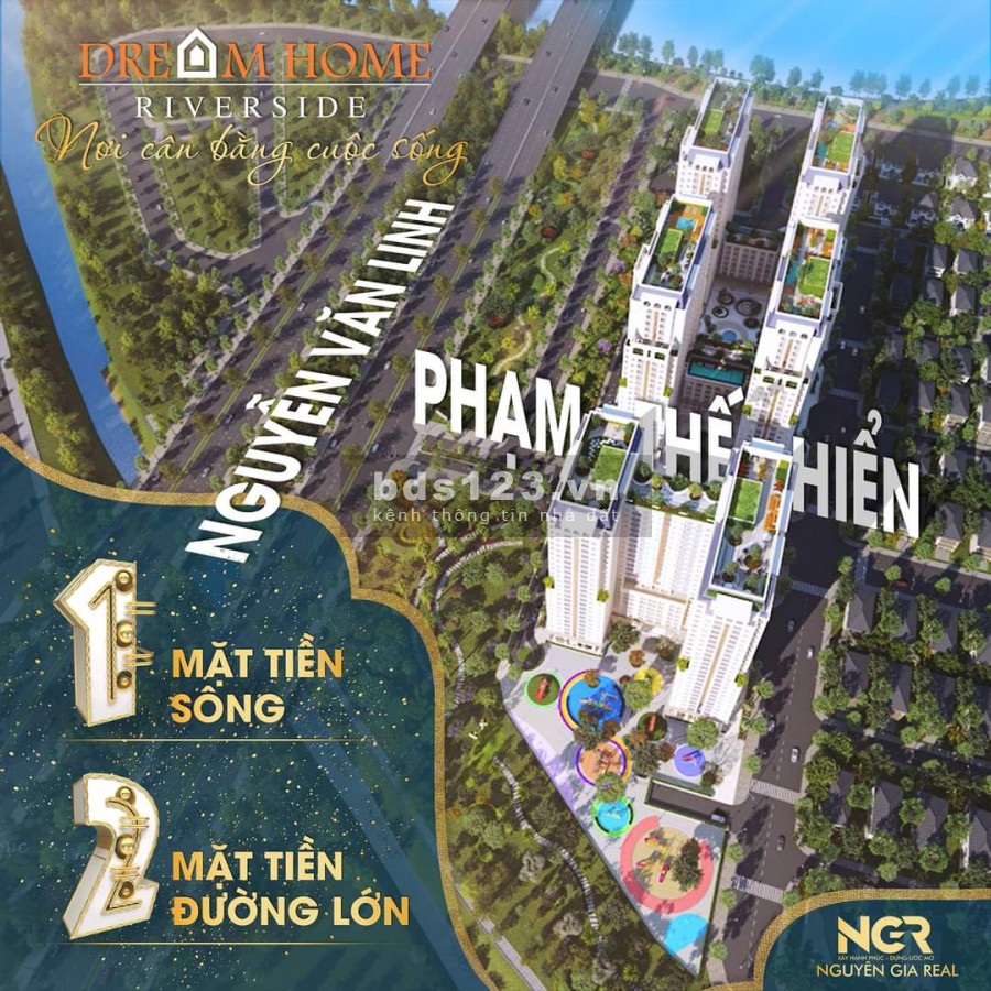 CĂN HỘ MẶT TIỀN NGUYỄN VĂN LINH, CHỈ TỪ 1,8 TỶ/CĂN 2PN 2WC, THANH TOÁN 28 THÁNG