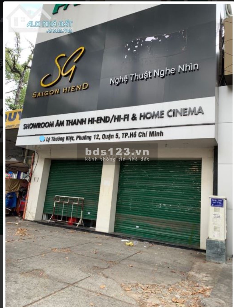 Cho thuê mặt tiền 8m Lý Thường Kiệt Quận 5