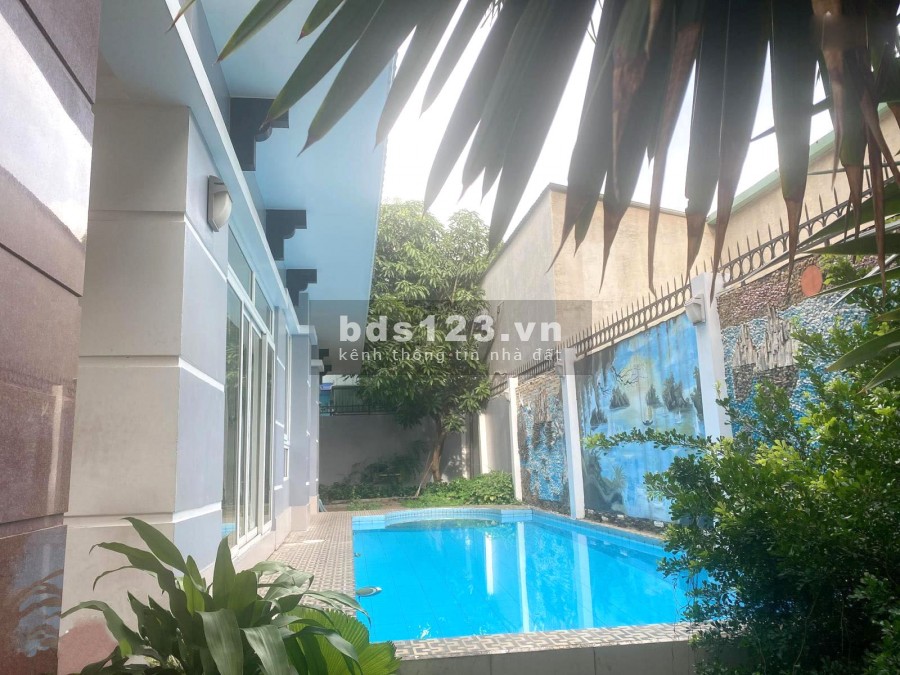 Villa 10x20m Trệt 2 lầu Hồ bơi Đường Thái Thuận, An Phú-Q2