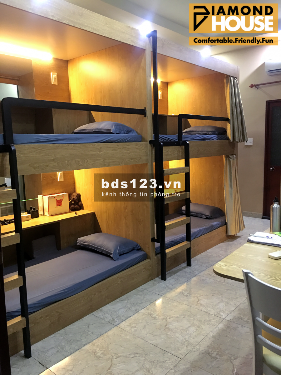 Ký túc xá cao cấp Bình Thạnh 4người/phòng