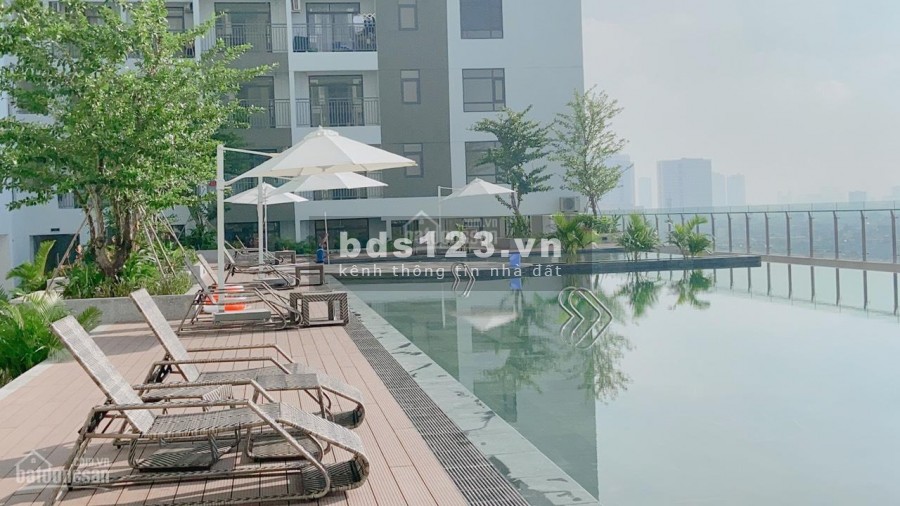 Căn hộ 1 phòng ngủ Central Premium, 48m2, căn góc 2 mặt thoáng, giá 2,3 tỷ, view hồ bơi, tấng thấp