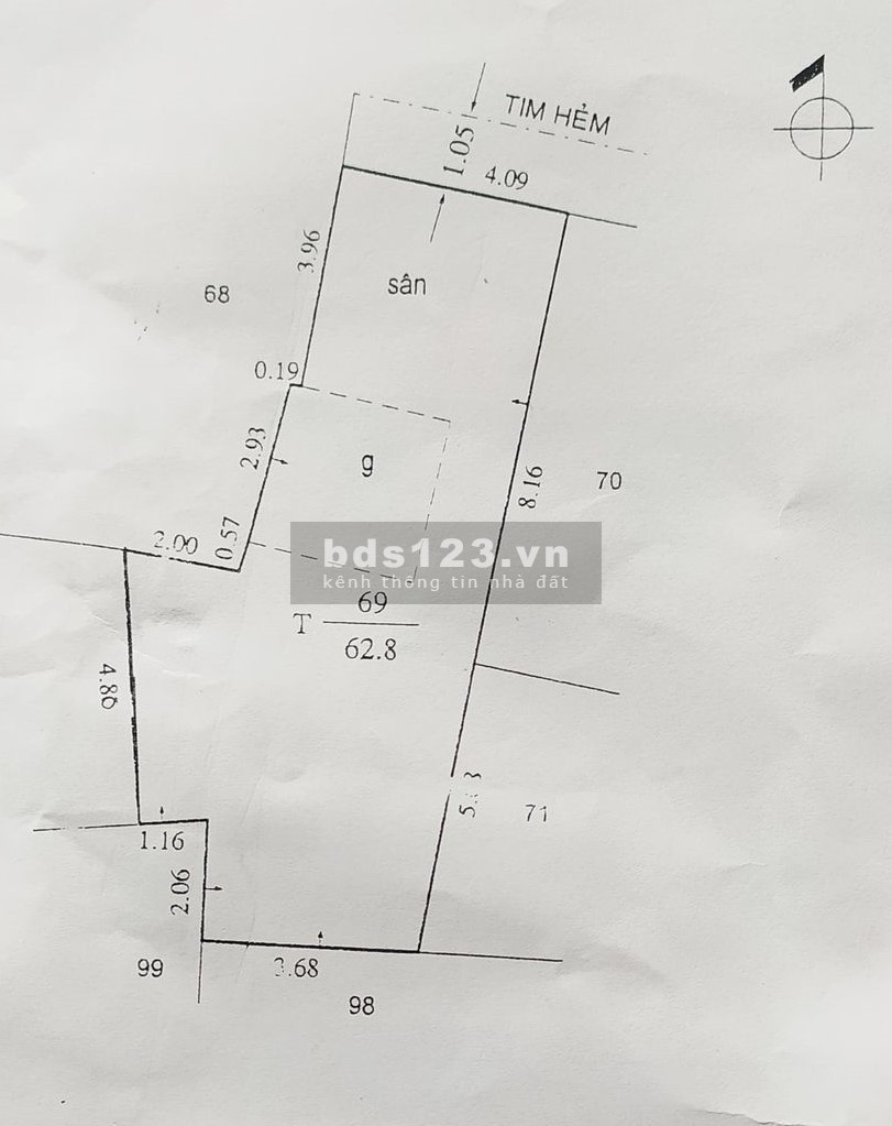 Nhà giá rẻ Âu cơ, Tân Bình - 63m2 SH công nhận đủ, 2 tầng, 70tr/m2