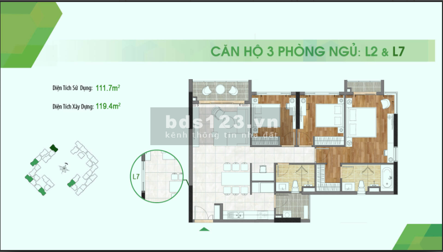 Bán căn hộ 3 phòng ngủ, dự án Sadora Apartment, view hồ bơi tuyệt đẹp, giá 8.9 tỷ