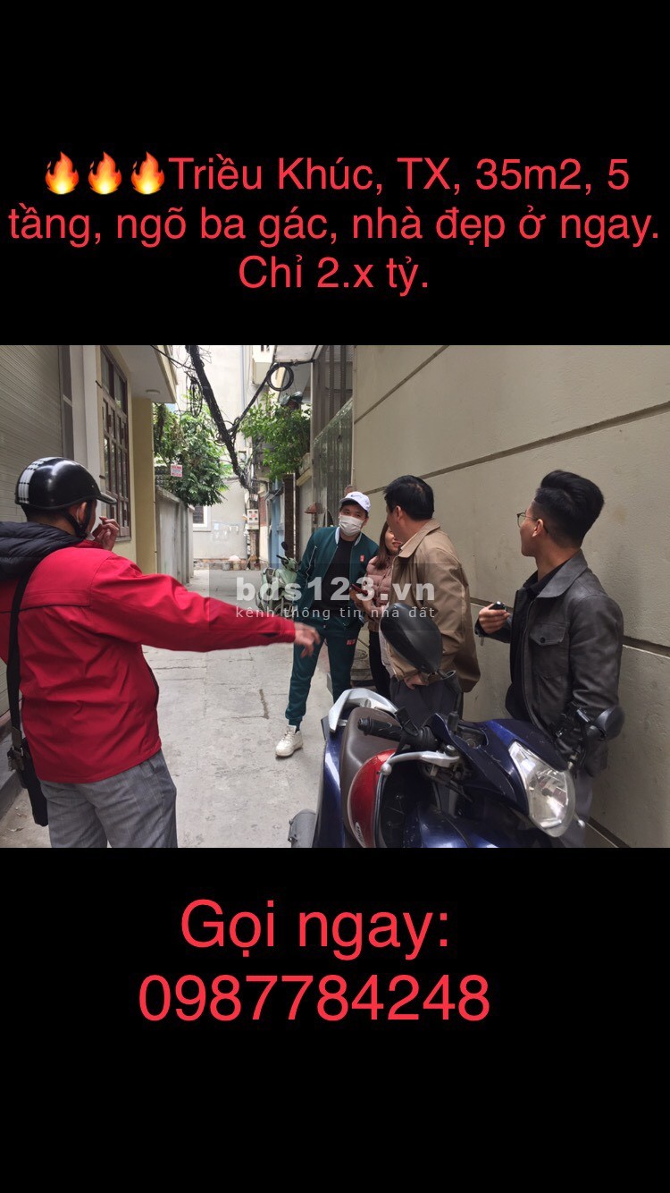 Triều Khúc, Thanh Xuân, 35m2, 5 tầng, ở cực thích. Lh: 0987784248