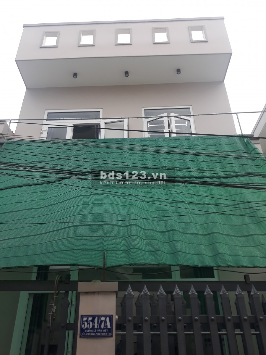 Nhà hẻm 554 Lê Văn Việt, P.Long Thạnh Mỹ, Q9, TP.HCM