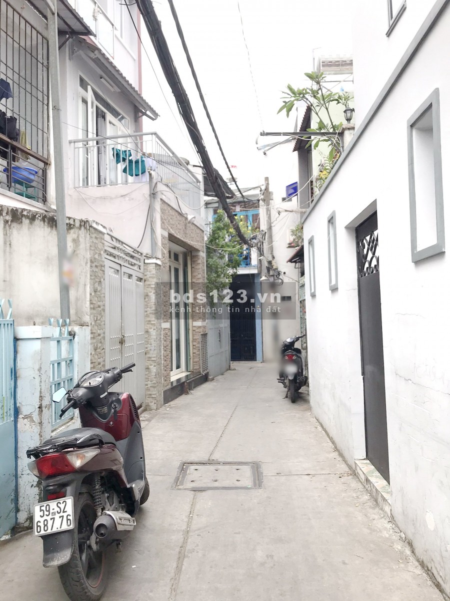 Nhà cấp 4 (4*21m) hẻm 154 Âu Dương Lân P3 Q8