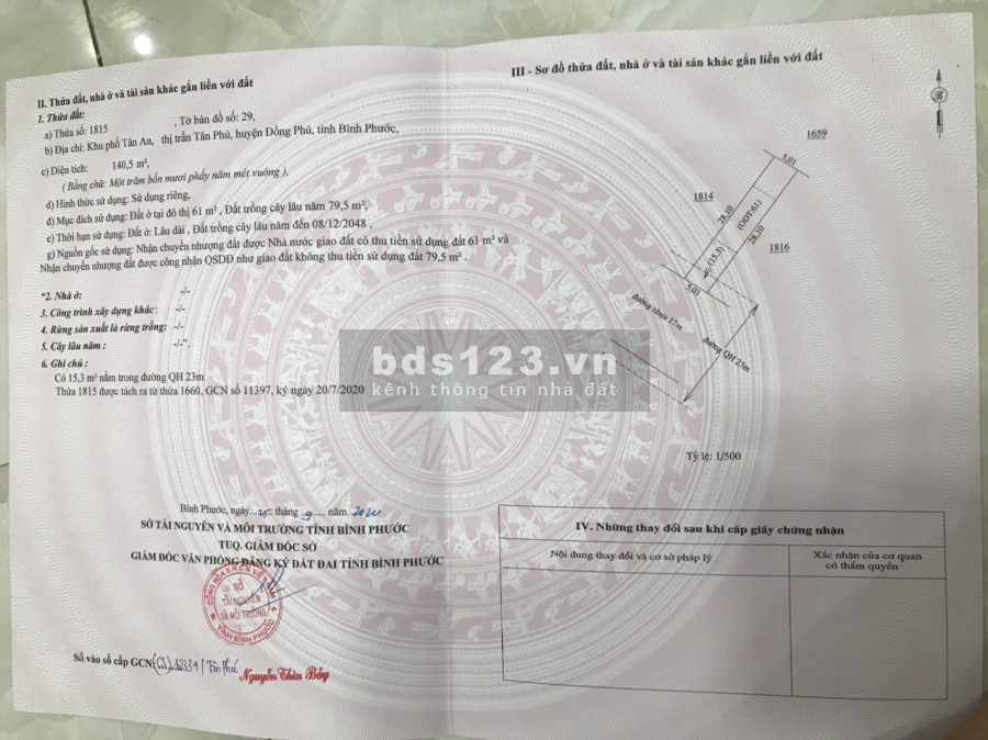 Bán đất ngay KDL Đảo Yến Sơn Hà trong TTHC Huyện Đồng Phú