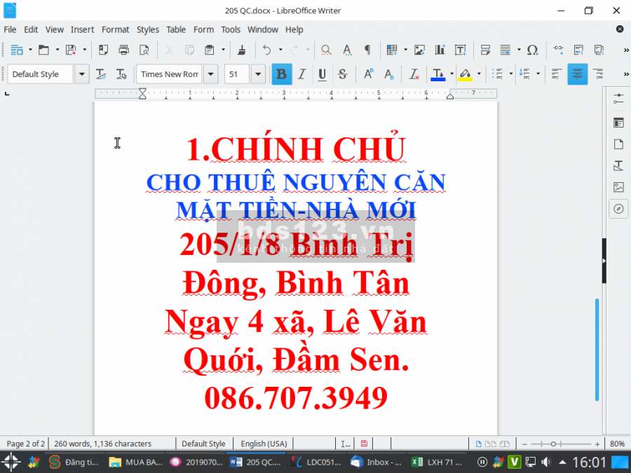 CHO THUÊ NHÀ NGUYÊN CĂN NGAY ĐẦM SEN , BỐN XÃ, BÌNH TÂN