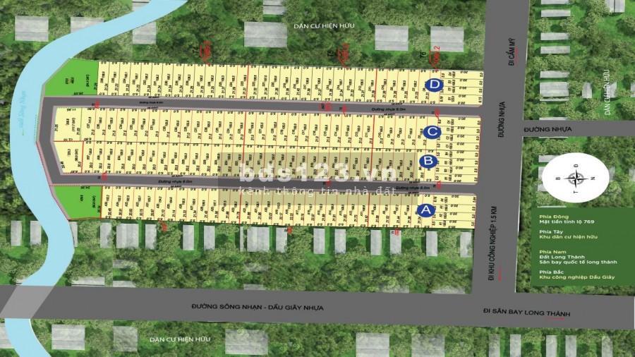 Bán gấp lô đất 100m2 thổ cư full, liền kề khu công nghiệp dầu giây, sổ hồng riêng