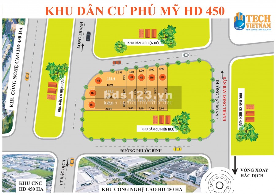 Cuối năm cần bán gấp Đất nền Khu dân cư Phú Mỹ HD450 2 mặt tiền, giá rẻ nhất khu vực.