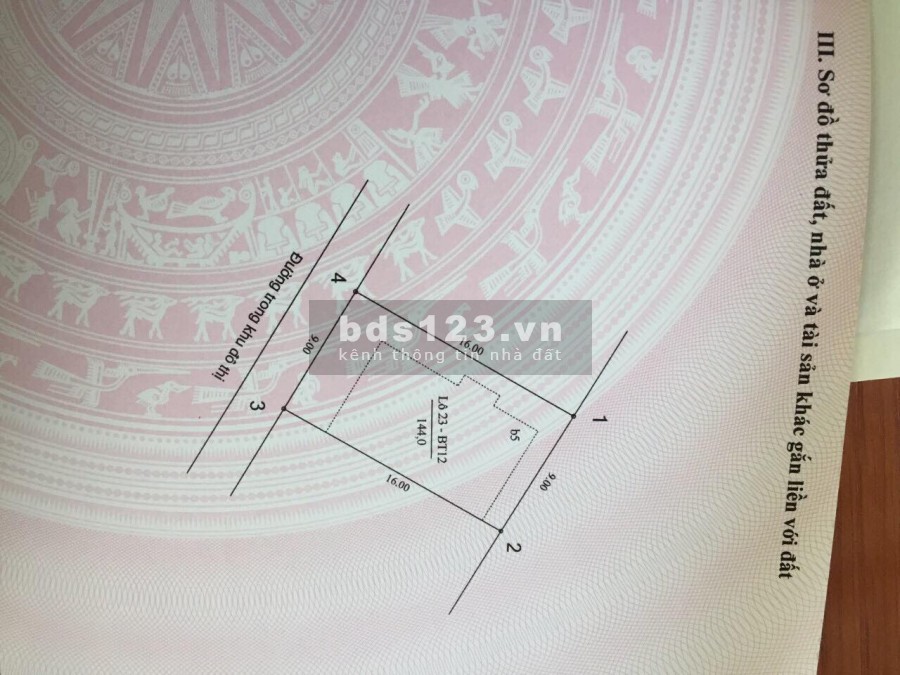 Cần bán gấp NV12-12X khu đô thị Lideco