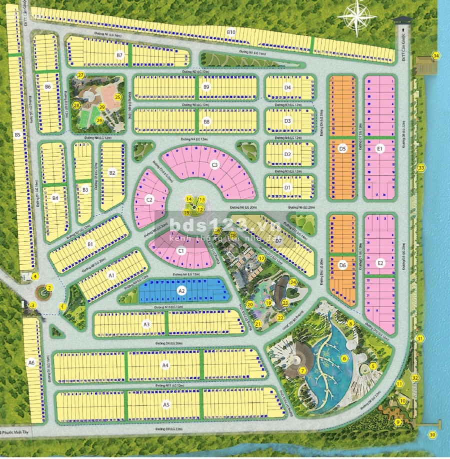 Cần bán gấp nền đất trung tâm Cần Giuộc, 2 mặt tiền, quy hoạch đẹp, điện âm. Có hỗ trợ trả góp, giá từ 1.236 tỷ/lô sổ đổ sở hữu lâu dài LH 0931118655