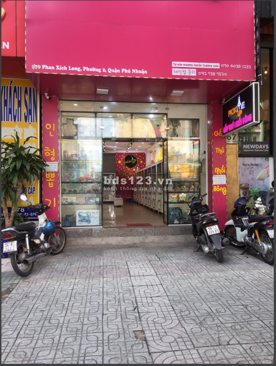 Cho thuê nhà mặt tiền Phan Xích Long gía 55 triệu