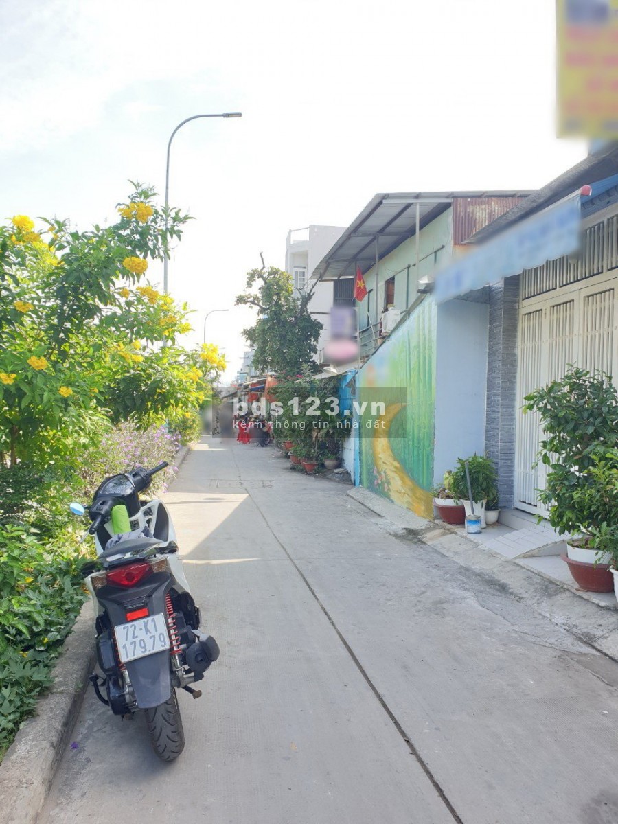 Nhà nát DT: 6 x 12.3m mặt tiền đường Ụ Cây P10 Q8