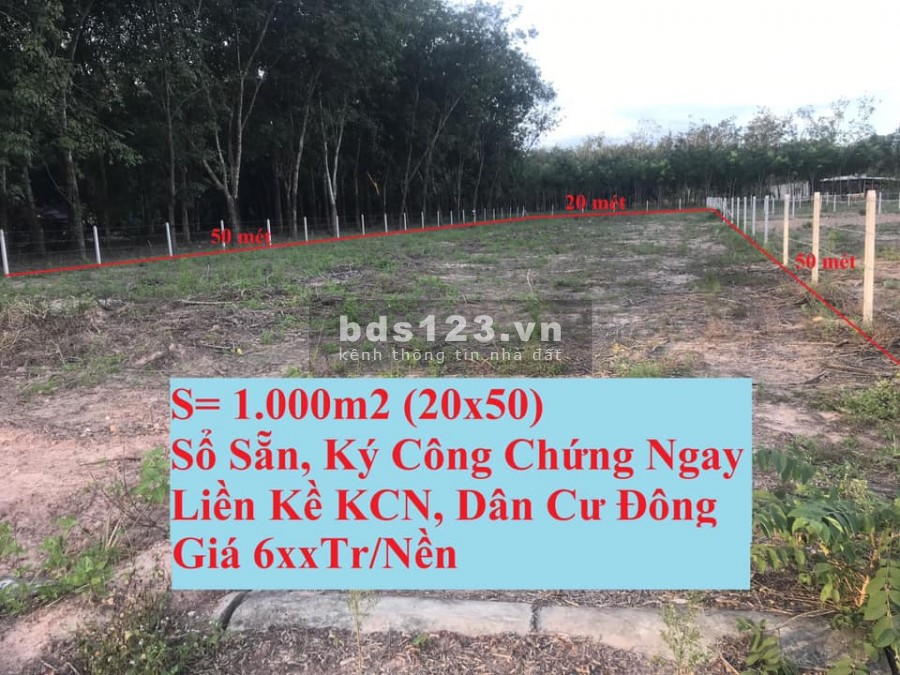 Bán lô đất 1000m2 ngay khu dân cư đại nam giá cực rẻ