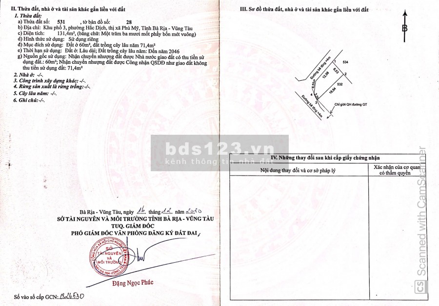 Cuối năm cần bán gấp Đất nền Khu dân cư Phú Mỹ HD450 2 mặt tiền, giá rẻ nhất khu vực.