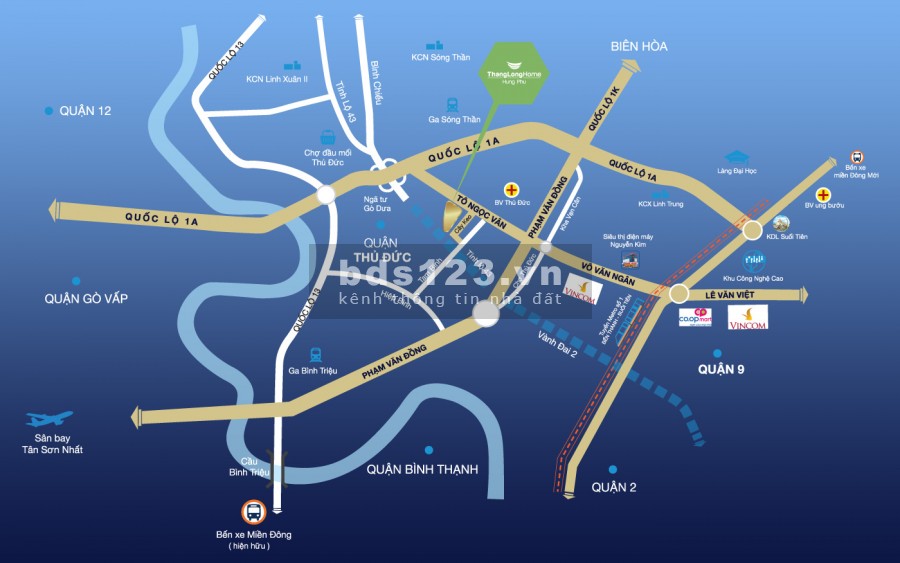 Cho Thuê 1T 2Lầu, dg16m, KDC Thăng Long Home, dg Tô Ngọc Vân, TP. Thủ Đức 20tr/th - 3 lầu