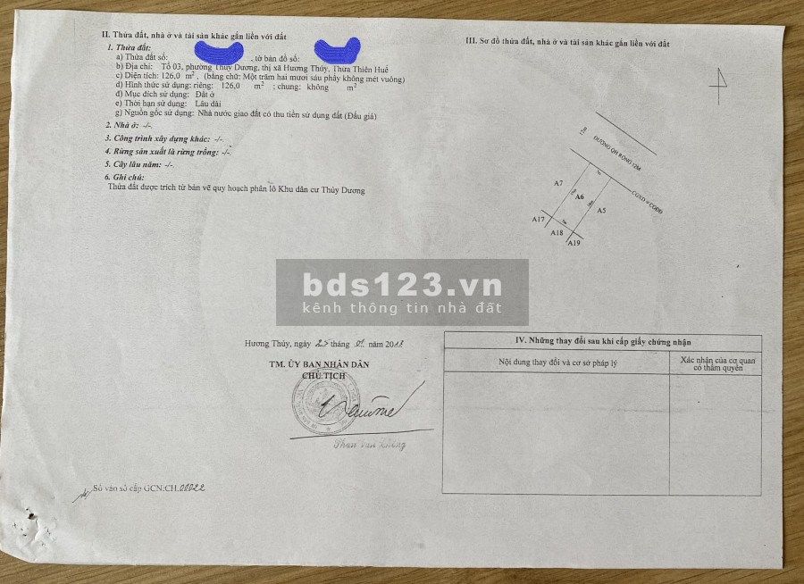 Đất Mặt Tiền Dương Thiệu Tước Thoáng Đẹp
