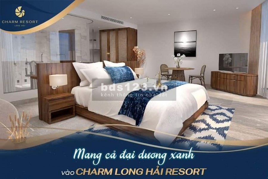 CHARM RESORT LONG HẢI Nghĩ Dưỡng tuyệt đẹp ngắm hoàng hôn trên biển với lợi nhuận khủng Kế Bên Dinh Cô và Núi Minh Đạm Hotline: 0939836718 - 0888816718