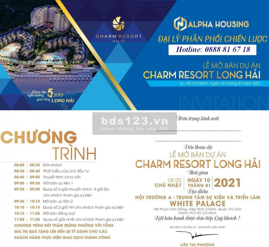 CHARM RESORT LONG HẢI Nghĩ Dưỡng tuyệt đẹp ngắm hoàng hôn trên biển với lợi nhuận khủng Kế Bên Dinh Cô và Núi Minh Đạm Hotline: 0939836718 - 0888816718