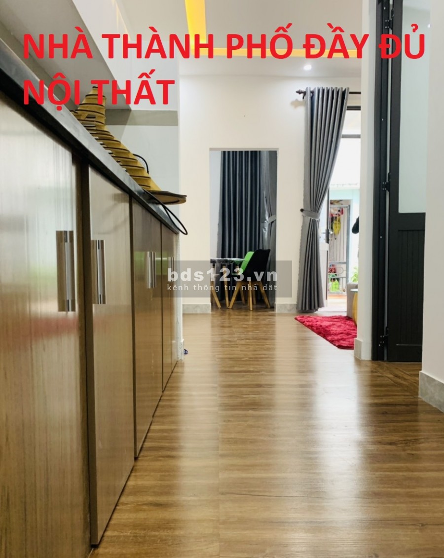 BÁN ĐẤT TẶNG NHÀ, TẶNG FULL BỘ NỘI THẤT CAO CẤP GIÁ 1 TỶ 350