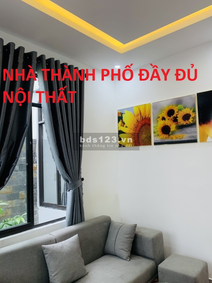 BÁN ĐẤT TẶNG NHÀ, TẶNG FULL BỘ NỘI THẤT CAO CẤP GIÁ 1 TỶ 350