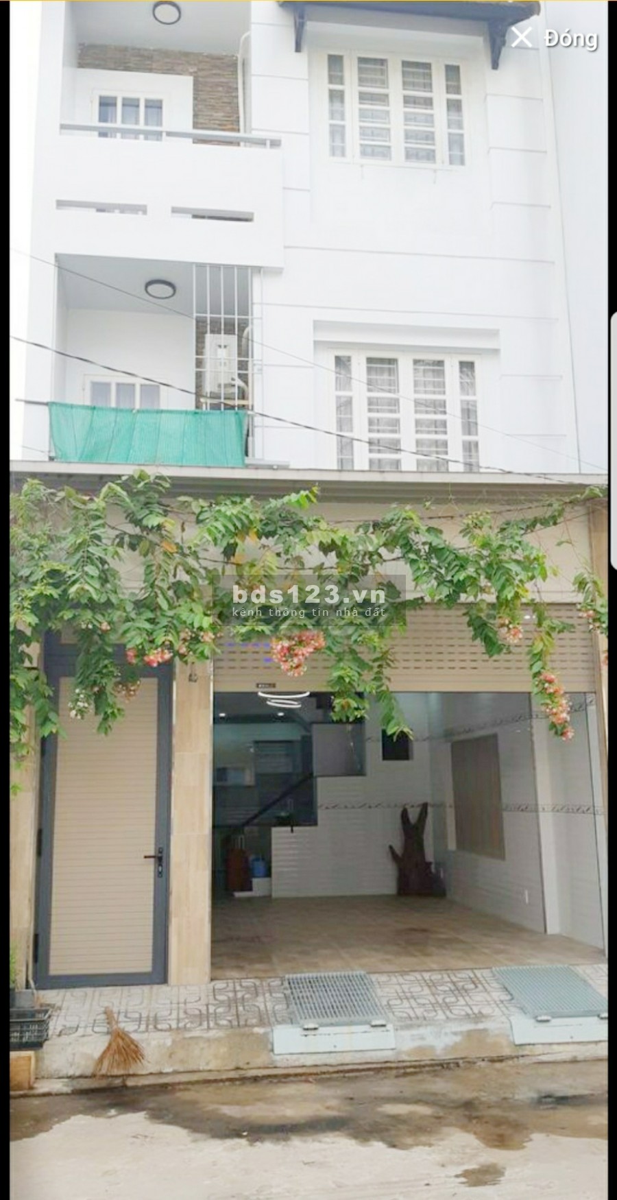 Nhà 1 trệt + 2 lầu 4pn giá 15tr. đường 8m khu Phú Thuận