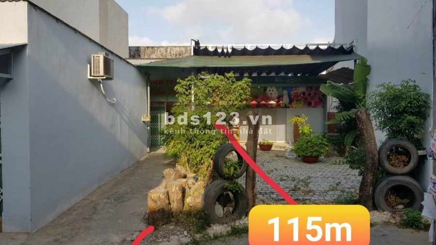 Khuôn đất 115m2 đường 160/7m hẻm/SHCC/gần chợ