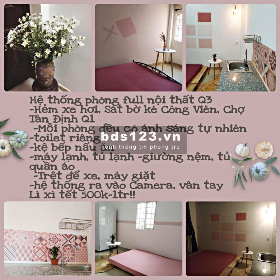 Căn Hộ Siêu Đẹp Lý Chính Thắng - Nam Kỳ Khởi Nghĩa Quận 3 chợ Tân Định