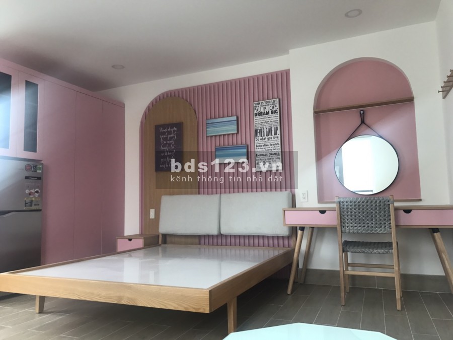 Thuê căn hộ Studio nội thất cực đẹp 904 Nguyễn Kiệm 7.5 Triệu (có thang máy, ban công) mới 100%
